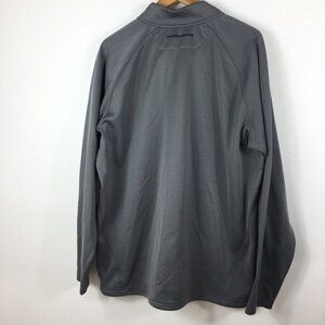 Under Armour Coldgear Jacket Mens Size XL Gray Quarter Zip Pullover Long Sleeve